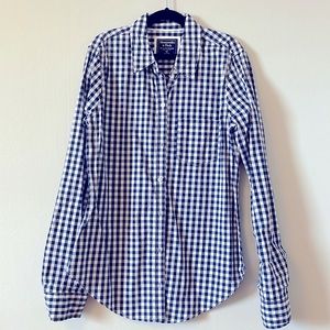 Abercrombie & Fitch Checkered Button Down Shirt